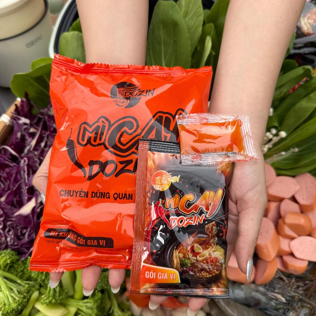 Combo 5 Gói Mì Cay DOZIN Siêu Hot - Sợi Mì Dai Ngon Chuẩn Vị - Thử Thách Vị Giác Cực Đã