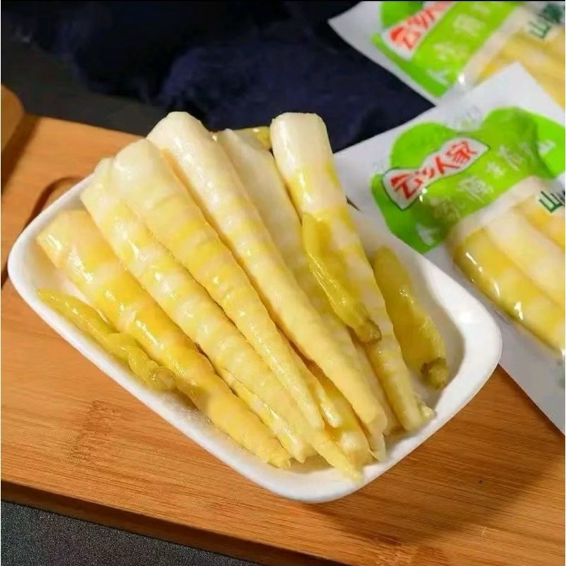 Hộp 20 gói Măng trúc cay giòn rụm 🌶️ Gói nhỏ 24gam ăn là ghiền, cay ngon đúng điệu