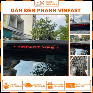 Decal Carbon 6D PET dán đèn phanh E34, VF5, VF6, VF7, VF8, VF9, Limo Green ( Carbon 6D)