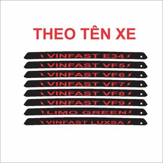 Decal Carbon 6D PET dán đèn phanh E34, VF5, VF6, VF7, VF8, VF9, Limo Green ( Carbon 6D)