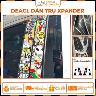 Decal dán cột Xpander cắt sẵng (tặng gạt dán)