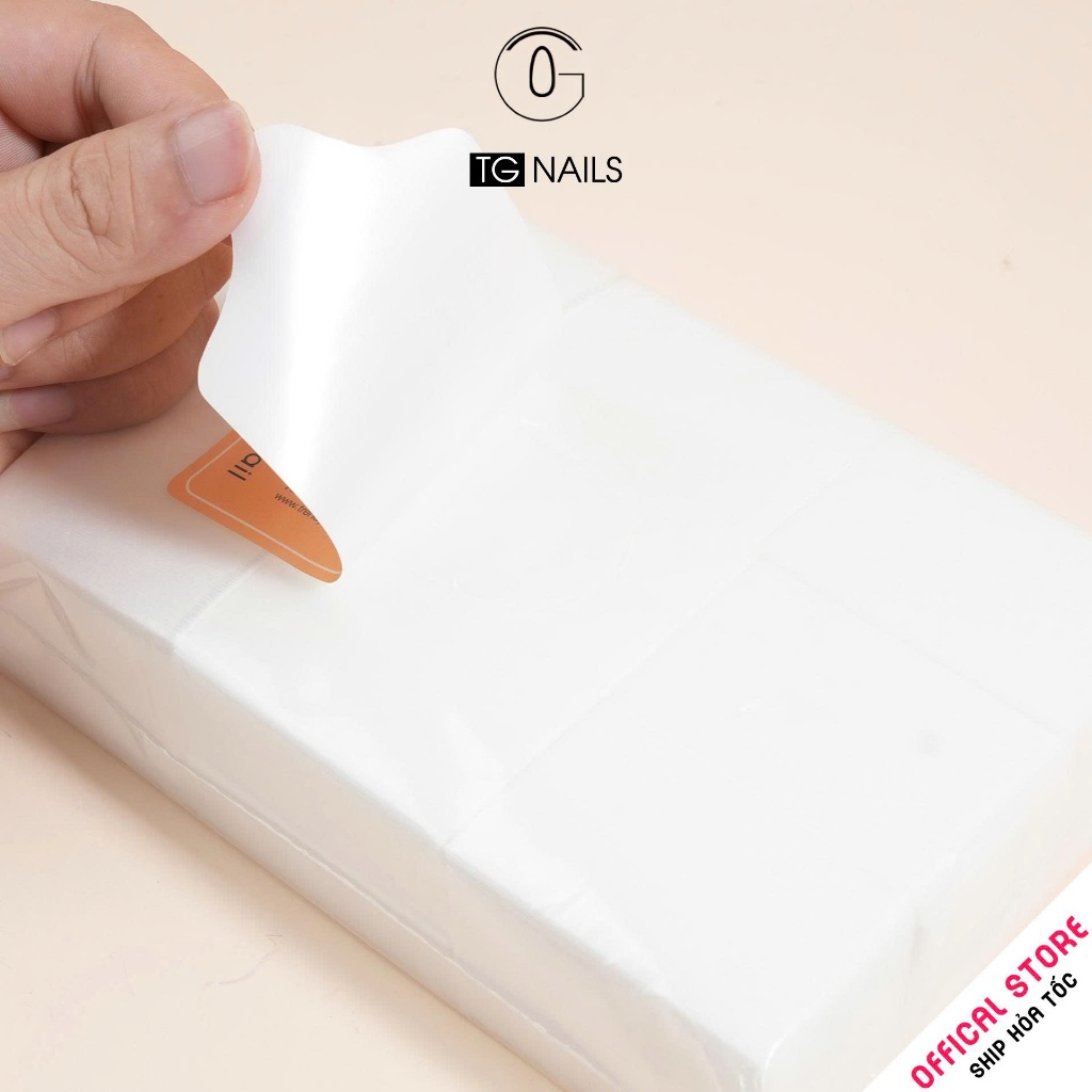 Giấy lau gel cứng hàng loại 1 không xù lông 1000 miếng