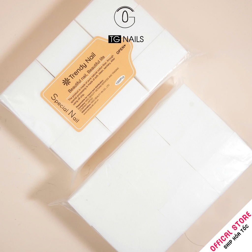 Giấy lau gel cứng hàng loại 1 không xù lông 1000 miếng