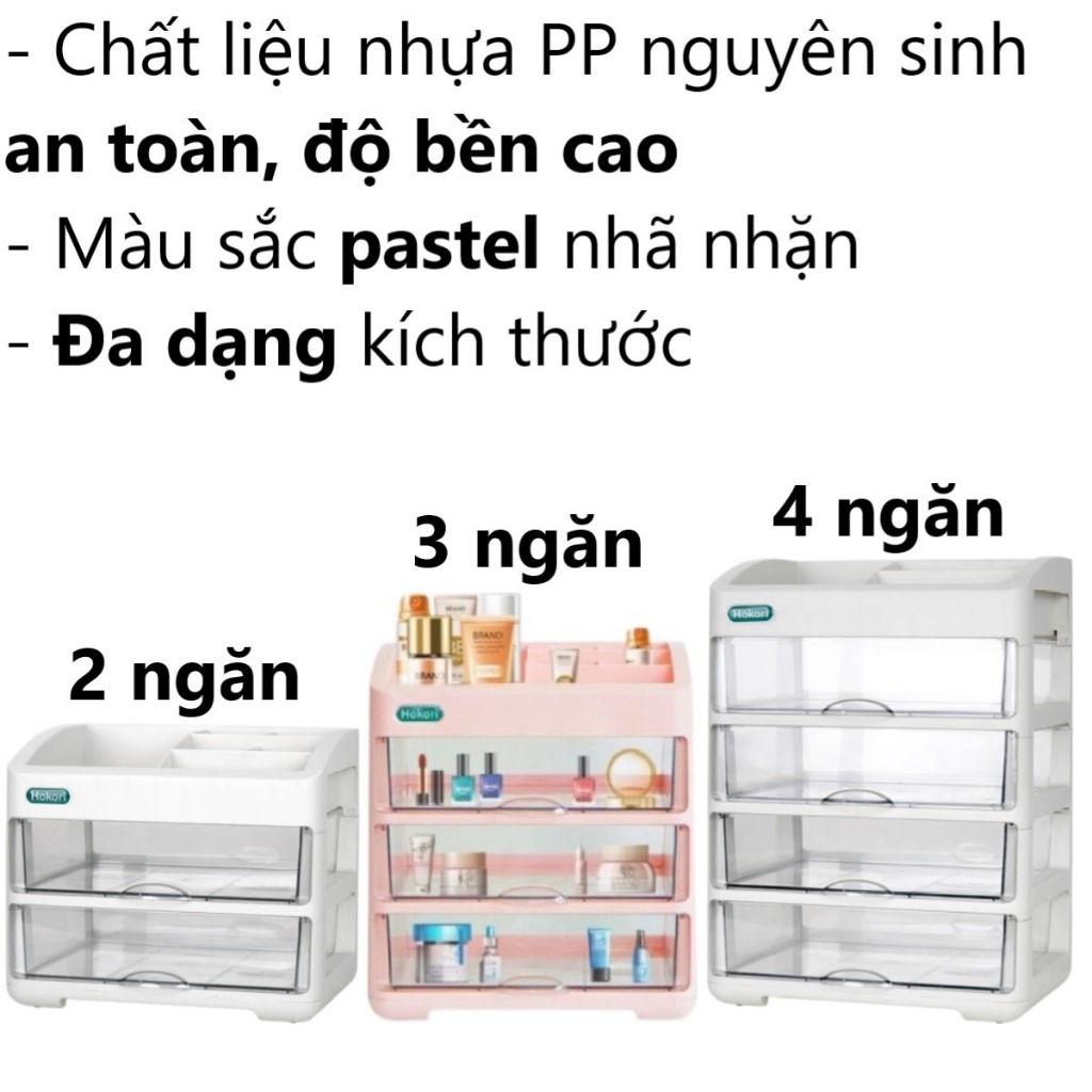 Tủ Đựng Mỹ Phẩm Đồ Trang Điểm Cao Cấp Chính Hãng Việt Nhật (mã 3636)