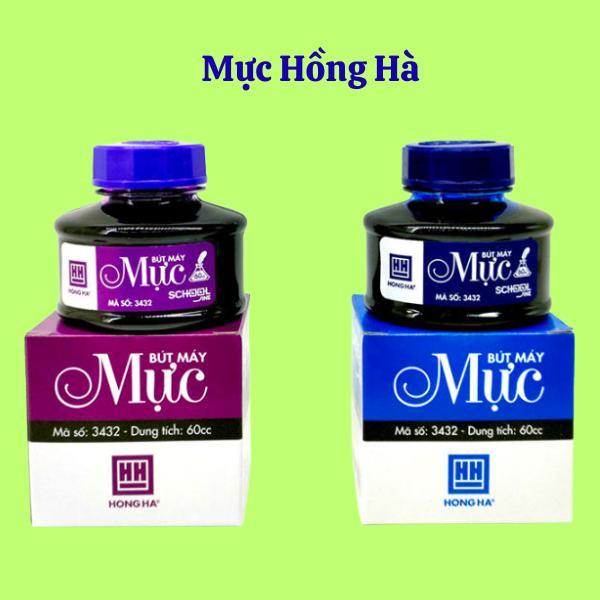 Mực Viết Máy Hồng Hà 60ml [Mực Chuẩn] - Nhanh Khô, Không Lắng Cặn, Phù Hợp Học Sinh & Luyện Chữ Đẹp
