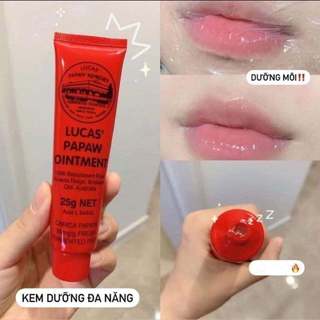 [Lucas] Kem Bôi Đa Năng Chính Hãng Úc Lucas’ Papaw Ointment Chiết Xuất Đu Đủ Tươi 25g