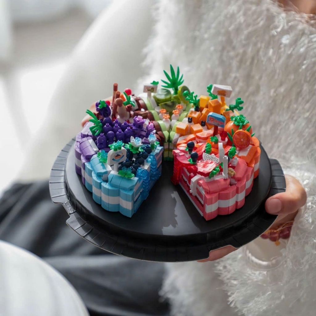 Đồ chơi bánh kem sinh nhật lắp ghép, Đồ chơi lego bánh sinh nhật