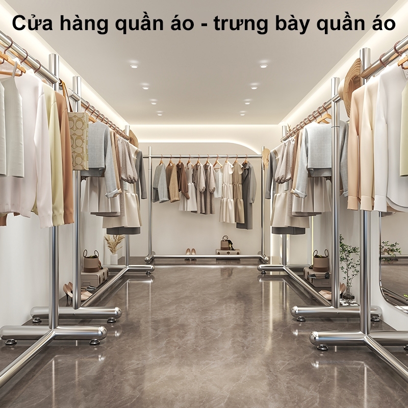 𝐎𝐥𝐢𝐟𝐞 Cây Treo Quần Áo Trong Phòng Giá Treo Quần Áo Inox Cao Cấp Móc Phơi Quần Áo Ổn Định Và Bền Bỉ Chất Liệu Dày