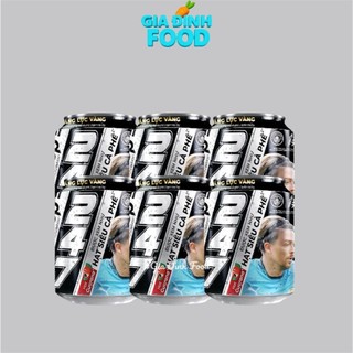 [Thùng x24 Lon] Nước Tăng Lực Wake-Up 247 Amazone Guarana Lon x 245ml