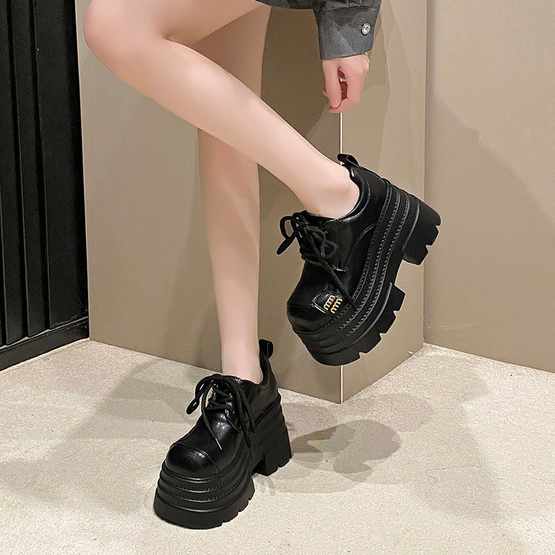 Giày Oxford CAO CẤP Đế Bánh Mì Độn Đế cao 5cm – Hack Dáng, Cool Ngầu, Hot Trend