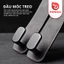 Móc Đôi Treo Đồ Sau Ghế Ô Tô - Móc Da Lộn Cao Cấp, Móc Treo Xe Ô Tô Phụ Kiện Nội Thất PONIKA.STORE