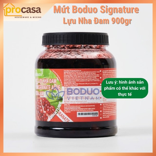 Mới 2026 - 900gr - Mứt Boduo Signature - Lựu nha đam - Nguyên liệu pha chế