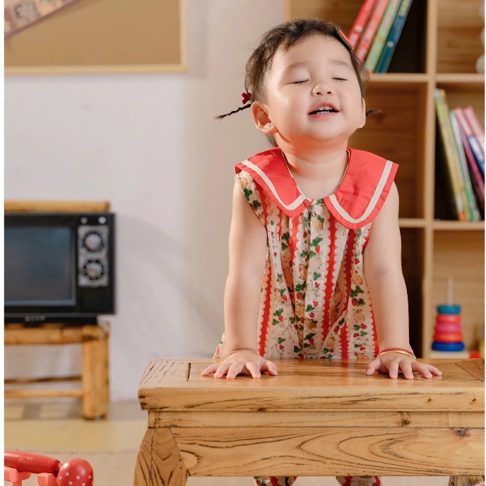 Set Đồ Bé Gái HANIA KIDS, Set Bodysuit Hình Thỏ Dễ Thương Cho Bé Gái Chất Liệu Thô Mềm Thoáng Mát