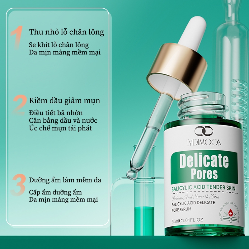 Tinh chất axit Salicylic làm giảm mụn trứng cá vết mụn thu nhỏ lỗ chân lông và làm săn chắc da 30ml