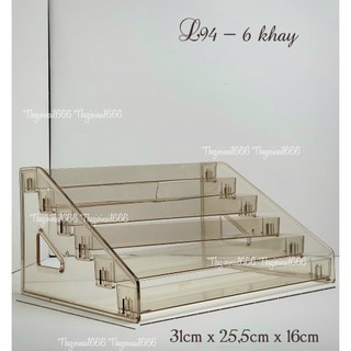 Khay đựng sơn mika có tầng L94 size lớn