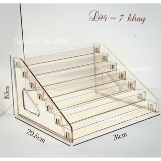 Khay đựng sơn mika có tầng L94 size lớn