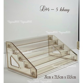 Khay đựng sơn mika có tầng L94 size lớn