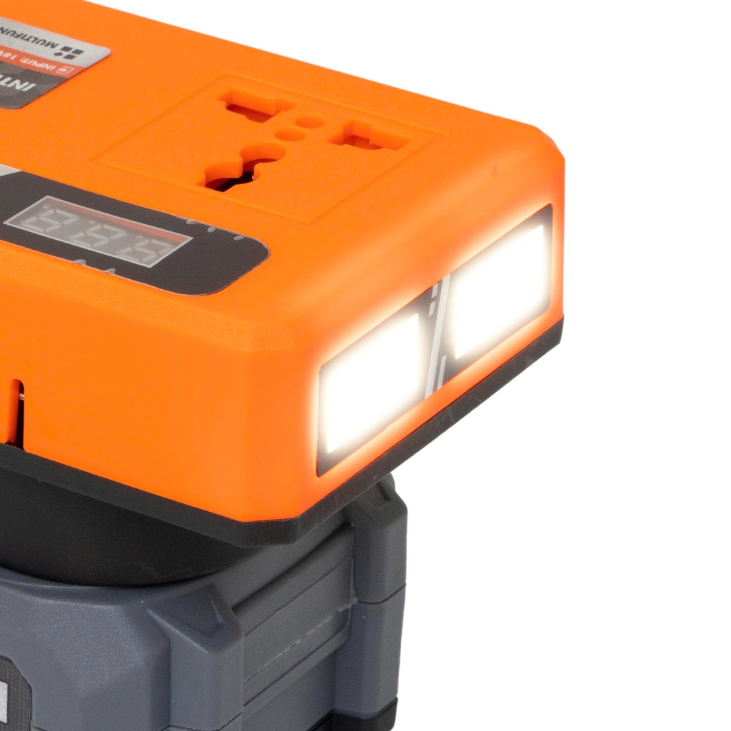 Đế Chuyển Đổi Nguồn Điện HUKAN G1-BCN0218, Có Đèn LED Chiếu Sáng, Chân Pin Phổ Thông, Đa Dạng Ổ Cắm