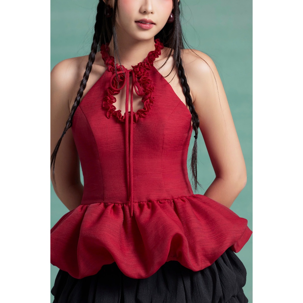 Áo Yếm Nữ Merad Cổ Bèo Dáng Bí SECODEE