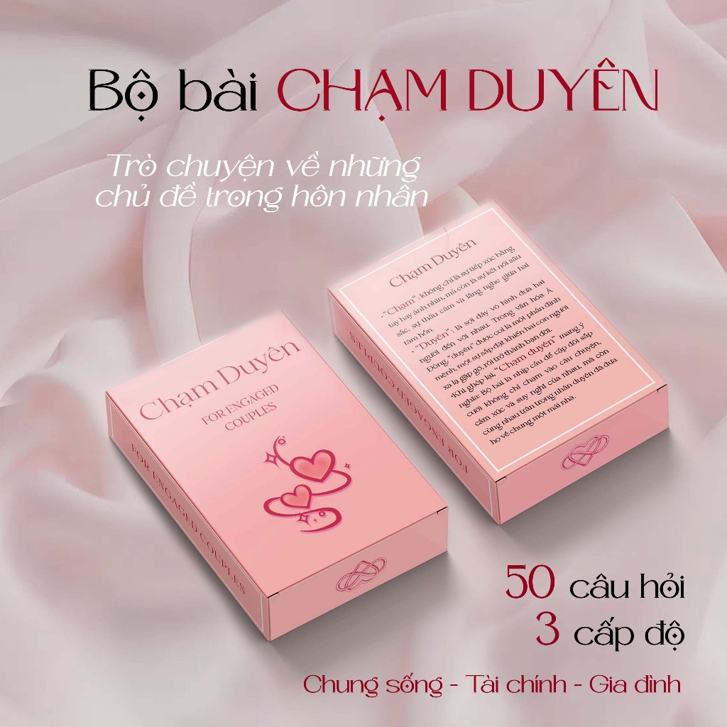Quà Valentine Bộ bài tình yêu Lụa yên, Chạm duyên Bài tình yêu giúp chạm vào thế giới nội tâm cả hai