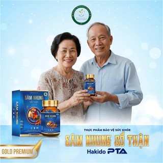 Sâm Nhung Bổ Thận Hakido-PTA - Hỗ trợ tăng cường sinh lực, Bổ thận tráng dương, Mạnh gân cốt Hộp 30 viên