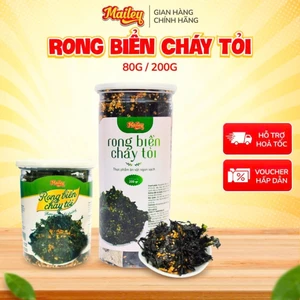 Rong Biển Cháy Tỏi Ăn Liền – Ăn Vặt Healthy, Trộn Cơm Thơm Ngon Giàu Dinh Dưỡng 200g | Mailey