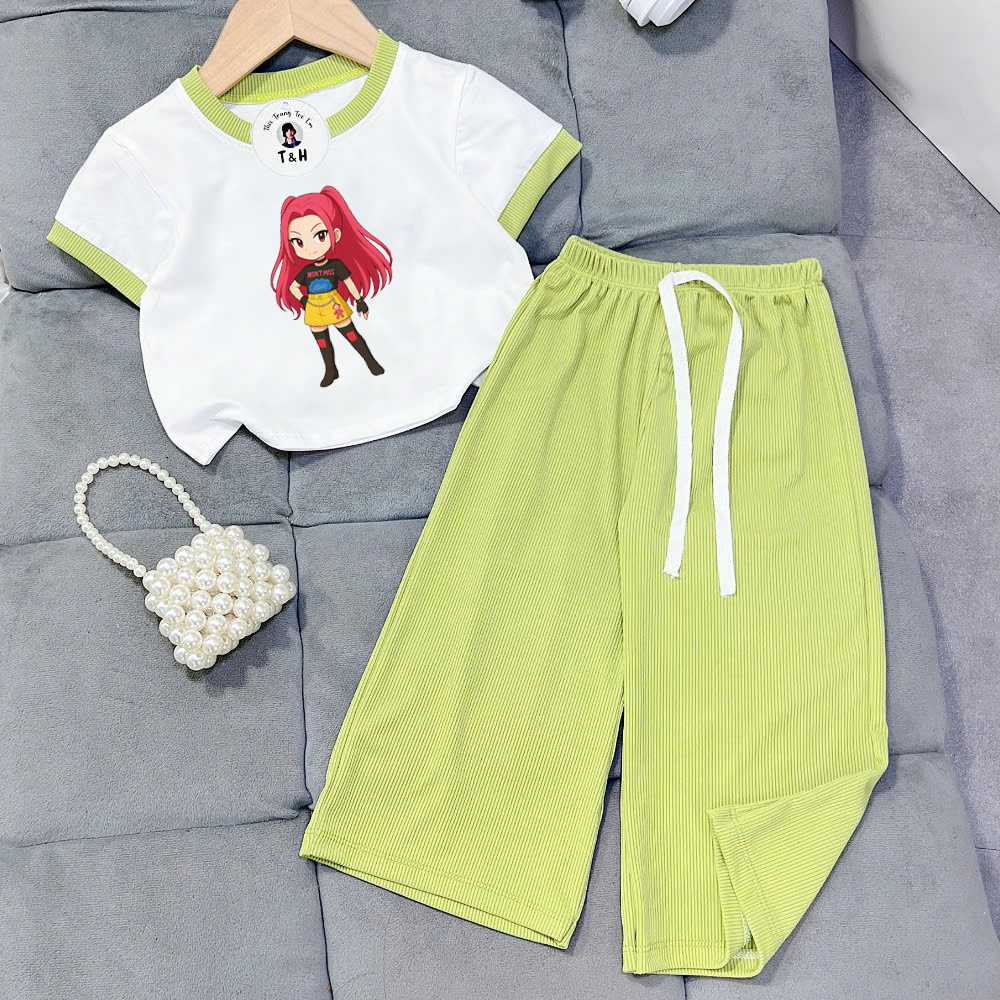 👕👖 ĐỒ BỘ BÉ GÁI – CHO BÉ THÊM ĐÁNG YÊU VÀ THOẢI MÁI 🌸 12-40kg IP338