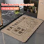 Thảm Lau Chân Vải Lanh Chống Trượt Siêu Thấm Hút GADI, Thảm Cửa Ra Vào Phòng Tắm Decor Tinh Tế Giúp Nhà Sạch Sẽ Khô Ráo