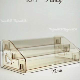 Kệ Mika Trưng Bày Sơn Nail Tone Cà Phê L93 |3–6 Tầng | Hot Trend Trang Trí Tiệm Nail