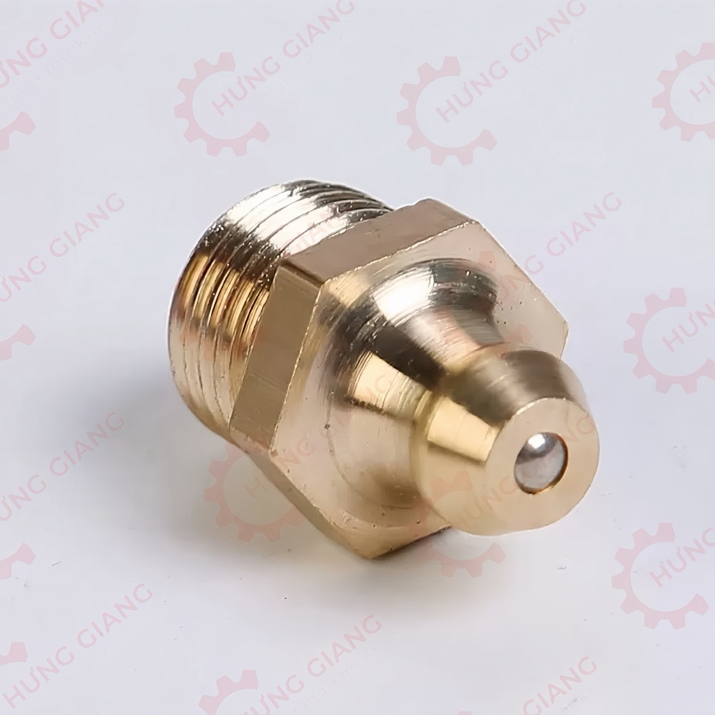 10 Ốc Vú Mỡ 6,8,10,12,13,14 Thẳng, Cong 90độ Chất Liệu Đồng Nguyên Chất
