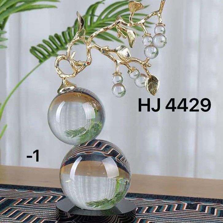 Hồ lô phale  tài lộc mạ vàng đế đá tự nhiên làm quà tặng trang trí nhà cửa