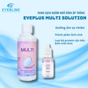 Nước ngâm cấp ẩm EYEMULTI 150ml dành cho kính áp tròng Eyeblink
