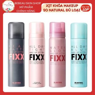 Xịt Khóa Nền So Natural All Day Tight Make Up Setting Fixx Giữ Makeup Lâu Trôi Lớp Nền Tự Nhiên