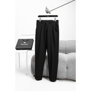 Quần âu PREMIUM TROUSERS TORANO slimfit trơn cạp luồn chun thêu logo Phong Cách Trẻ Trung Hàn Quốc GABT503