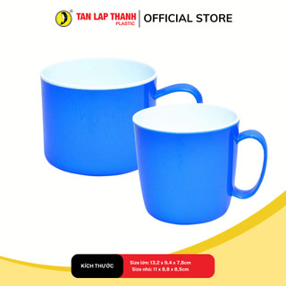 Tách nhựa nguyên sinh 2 màu Tân Lập Thành Sản phẩm chất lượng, nhà nhà thịnh vượng,  cốc/ly bền đẹp