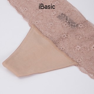 Quần lót nữ iBasic phom lọt khe phối lưng ren PANW185