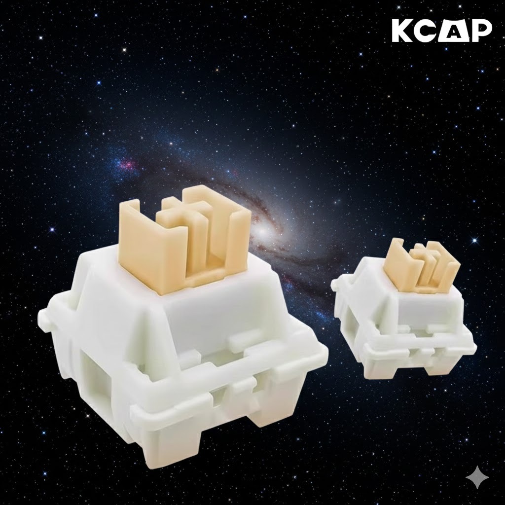 Switch Gateron Cream Yellow Pro Silent | KCAP - World of keycaps