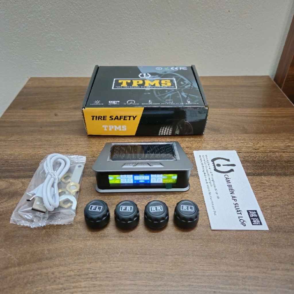 Cảm biến áp suất lốp ô tô van ngoài TPMS màn hình hiển thị led cảnh báo ...