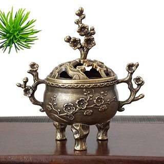 Trầm Hương Lư Xông Mini，Chất Liệu Hợp Kim Tạo Khói Vân Mây Aromatherapy，Hộp Lư Trầm Vân Mây Chất Liệu Hợp Kim Cho Nhà