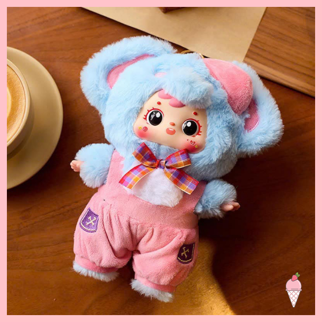 [Hỏa tốc HCM] Blind box móc khóa gấu bông TYKE 3 Coffee Shop chính hãng