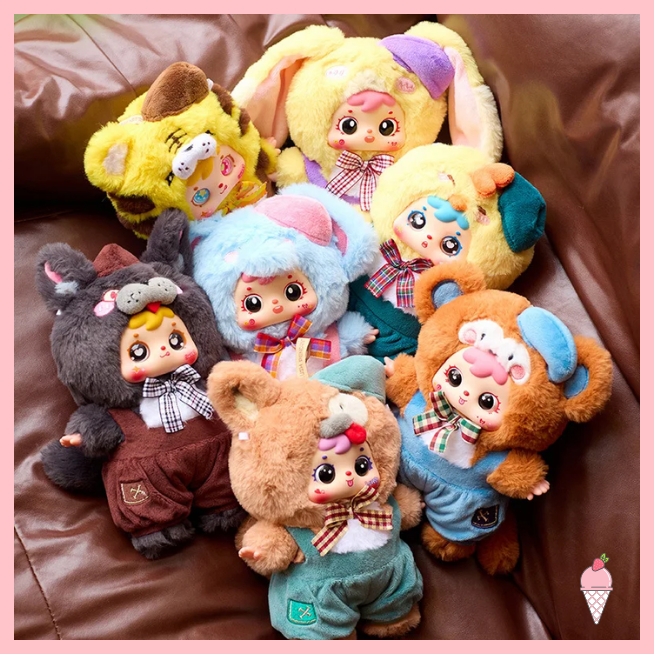 [Hỏa tốc HCM] Blind box móc khóa gấu bông TYKE 3 Coffee Shop chính hãng