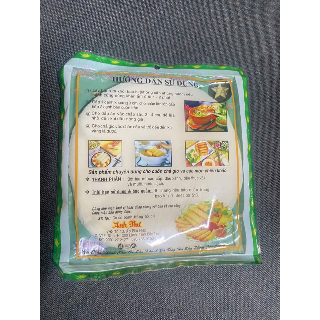 [Combo 5túi] - Bánh Tráng Bò Bía Anh Thư