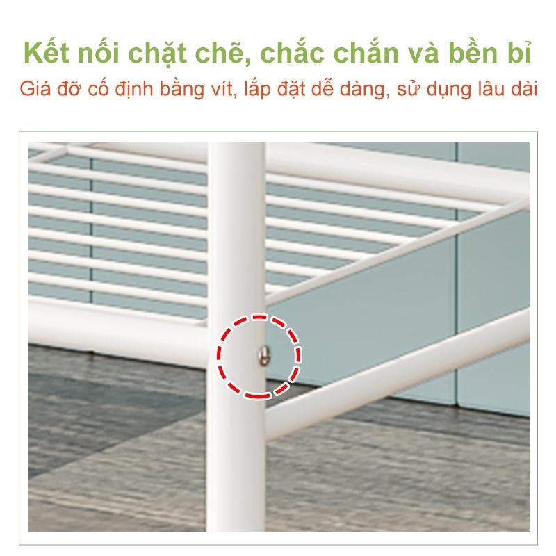 𝐎𝐥𝐢𝐟𝐞 Kệ sắt 3 tầng Kệ giày đa năng cửa ra vào kệ hoa ban công kệ sách lưu trữ phòng khách Thiết kế đứng gọn Thép Cacbon