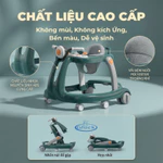 Xe đẩy tập đi cho bé HN - 2802 Gluck xe tập đi, tập đứng, tập ngồi đa năng kết hợp bàn ăn dặm. — ảnh 5