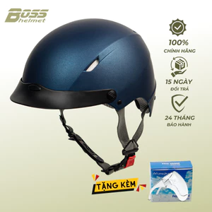 Mũ bảo hiểm nửa đầu không kính BOSS AT10 , thời trang ,an toàn, chắc chắn, êm nhẹ cho người đội