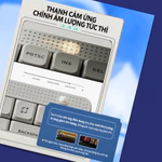 [Chính hãng] Bàn phím cơ Nuphy Node75 - Bàn phím không dây led RGB, 3 mode kết nối, Vuốt cảm ứng chỉnh âm lượng — ảnh 3