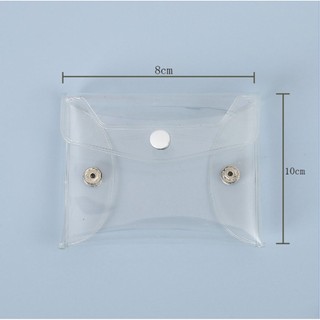 Túi Đựng Đồ Trang Điểm/ Mỹ Phẩm/ Hộ chiếu/ Túi đựng bút PVC 8*10cm Hàn Quốc Tiện Dụng [BL52]