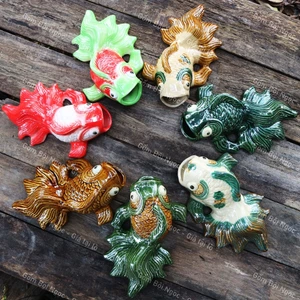 Cá Rồng/Tôm Gốm Loại Lớn Treo Tường Xưa - Trồng Cây - Trang Trí Tiểu Cảnh - Sân Vườn - Gốm Lái Thiêu Cho Người Hoài Niệm
