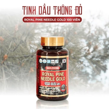 TINH DẦU THÔNG ĐỎ RED PINE GOLD Lọ 100 viên Hàn Quốc