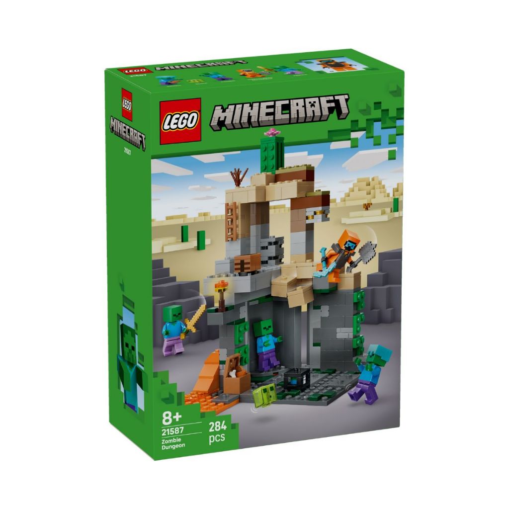 Đồ Chơi Lắp Ráp Ngục Zombie LEGO MINECRAFT 21587 (284 chi tiết ...